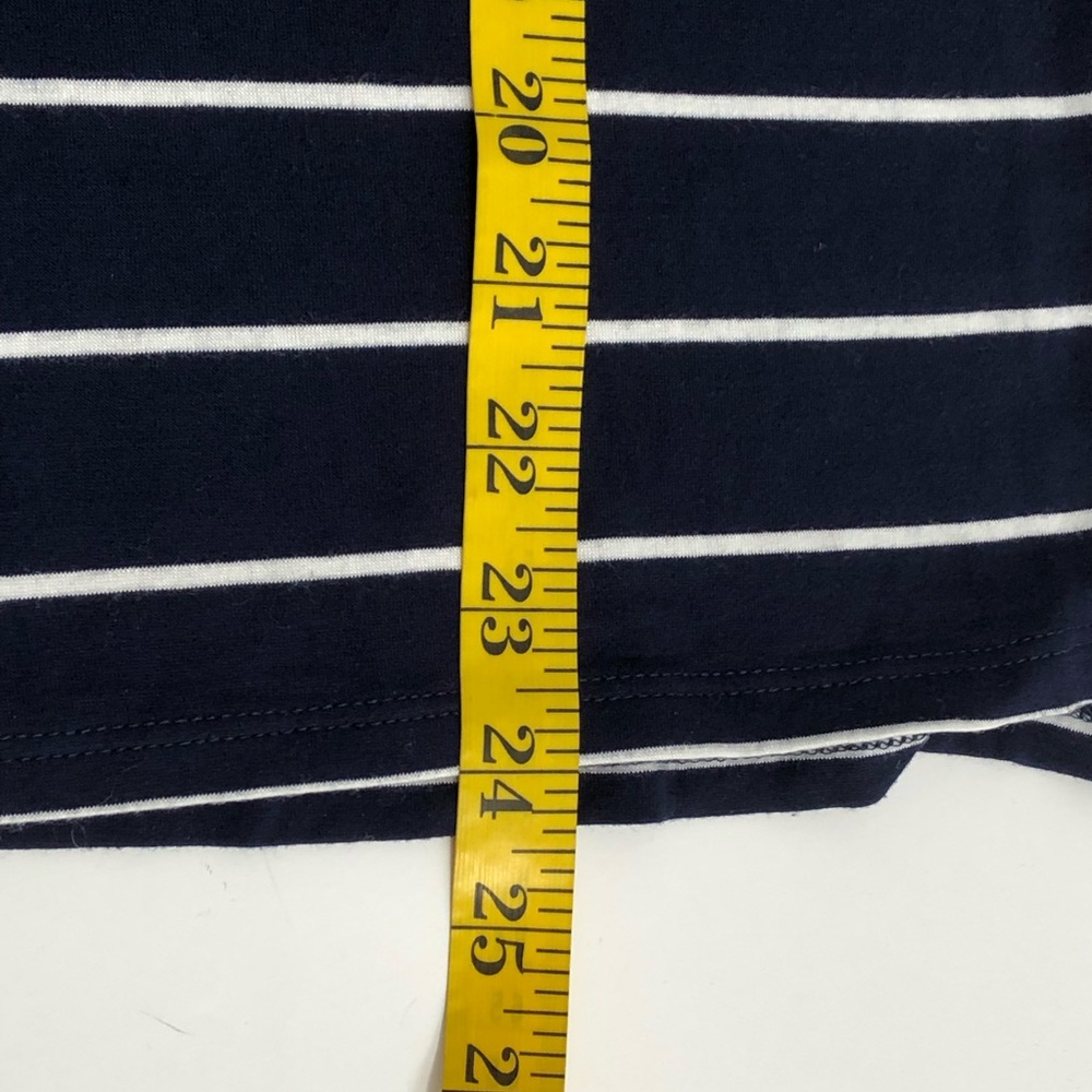 Townsen Navy Blue White Striped Sleeveless Tank XS - Picture 7 of 7